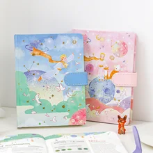 

Fantastic Planet Notebook 192P Colorful Blank Paper+Grid Paper 2022 Planner Diary Gift Little Prince