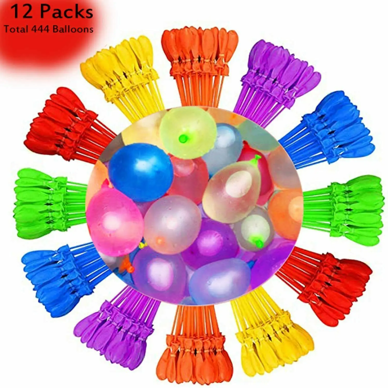 

Water Balloon 444 pcs Summer Outdoor Beach Toys Water Bomb Magic For kids Children Adult