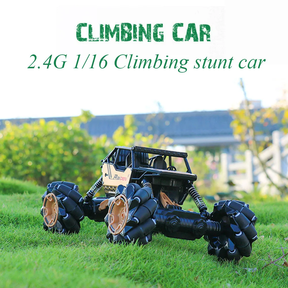 Сплав 1/16 4WD 2,4 GHz внедорожник RC автомобили горизонтальный трюк Дрифт автомобиль игрушка пульт дистанционного управления автомобиль игрушки для детей# WS