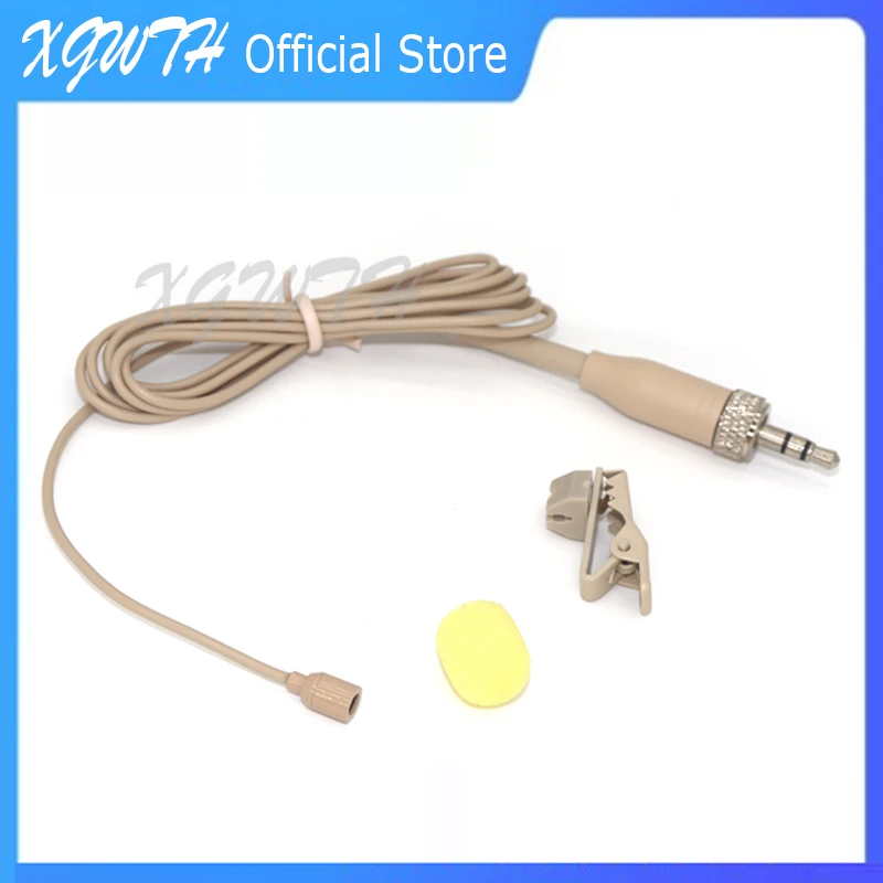 Omnidirezionale Lavalier Risvolto Microfono Tie Clip Microfono A Condensatore Per Sennheiser Ew100 Ew300 Ew500 G1 G2 G3 Trasmettitore Bodypack