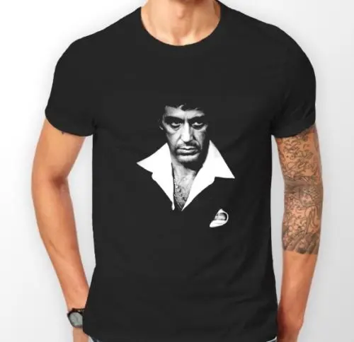 Футболка, вдохновленная Scarface Al Pacino, крутая Повседневная футболка для мужчин, унисекс, новая модная футболка,, топы Ajax