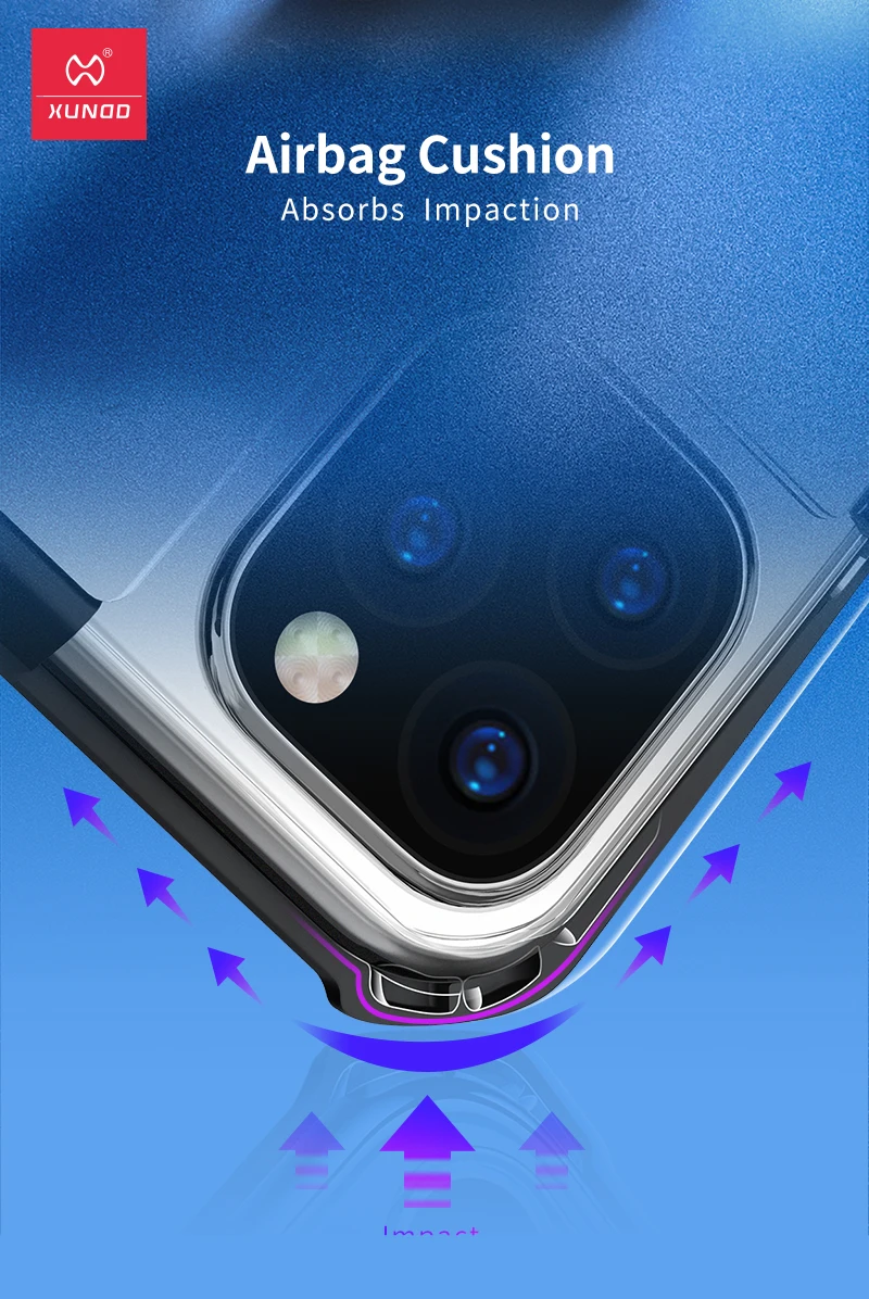 Xundd противоударный чехол для iPhone 11 Pro прозрачный PC+ TPU бампер чехол для телефона для iPhone 11/11 Pro Max магическое кольцо чехол