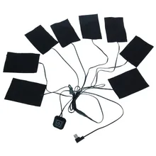 Термальная зимняя верхняя одежда грелка Регулируемая температура жилет 5 в 2A моющийся инструмент куртка теплые электрические аксессуары с USB подключением