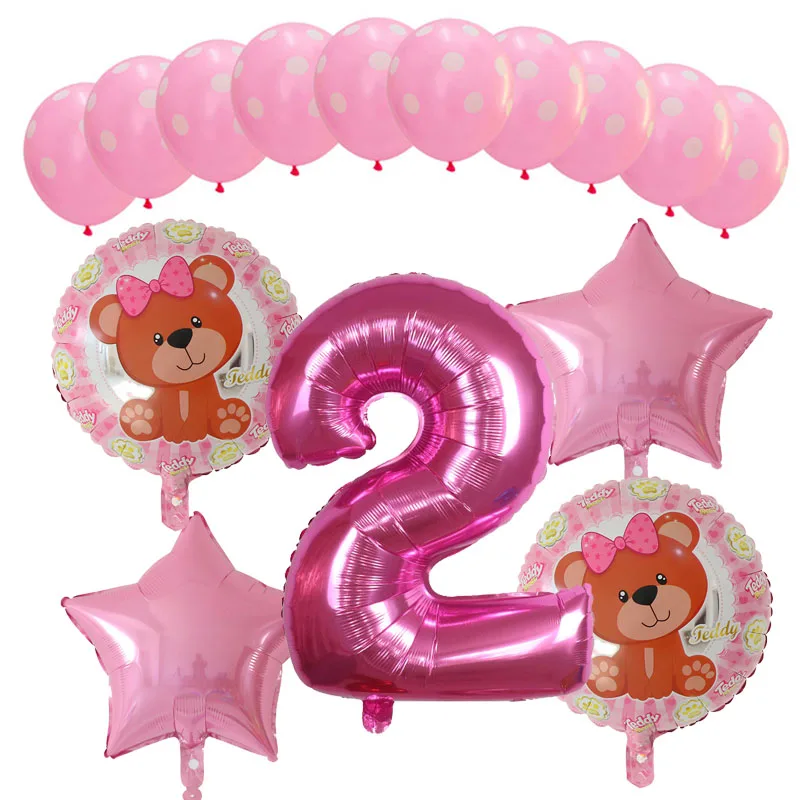 Флуоресцентный желтый 15 шт./лот Teddy Bear Классические игрушки Globos Фольга воздушные шары с гелием Happy шары ко дню рождения Надувные игрушки Baby Shower вечерние поставки - Цвет: Флуоресцентный желтый