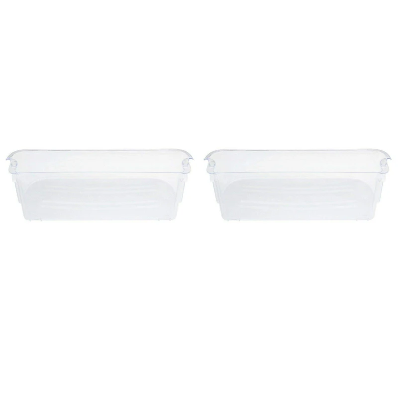 

2 Pack 240356402 Clear Refrigerator Bin for Electrolux and Frigidaire,Upper Slot Replacement Rack