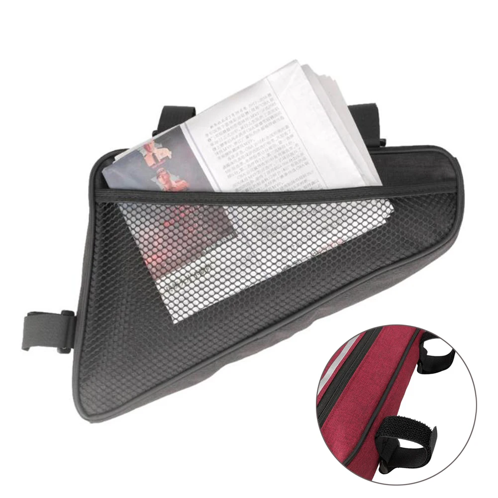 Lightweight And With A Small Size Cycling Bag Triangle Front Tube Frame Bag Outdoor Bicycle Pouch Frame Holder Accessories