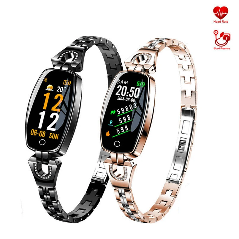

2020 H8 Smart Watch Women Waterproof Heart Rate Monitoring Bluetooth For Android IOS Fitness Bracelet Smartwatch