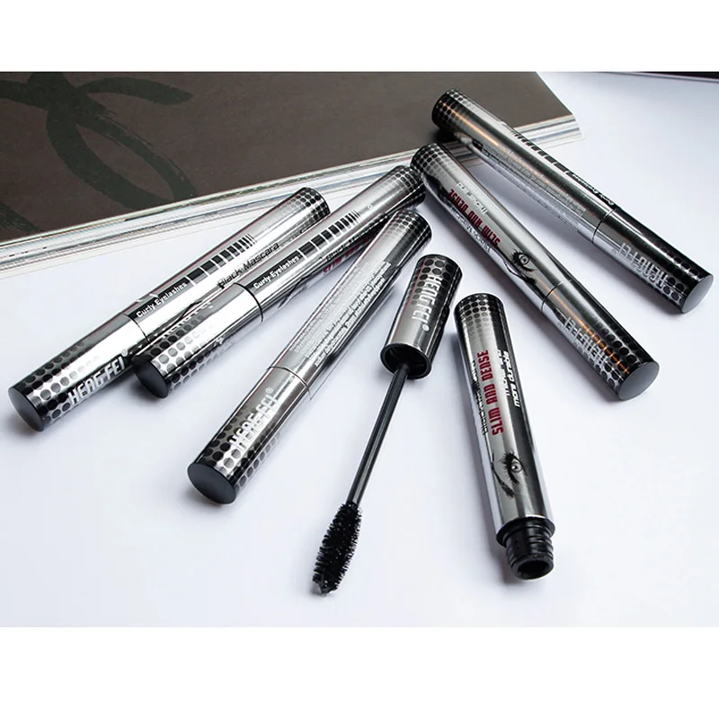 Крутая черная жидкая тушь для ресниц Макияж ресницы завивка Ручка Make up Mascaras ресницы густая Косметика Инструмент ресницы удлинение кисти