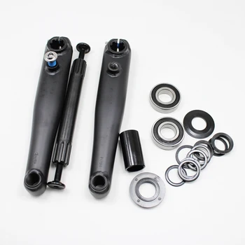

Taiwan 20 inch 8 spline 180 mm anode finished bb bmx bike crank chain wheel set