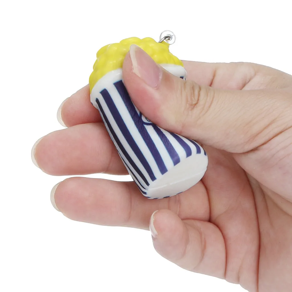 Чашка для попкорна Squishies медленно поднимающийся крем игрушки мини брелок телефон ремень аксессуары стресс рельефный питчер сжимается игрушка детский подарок