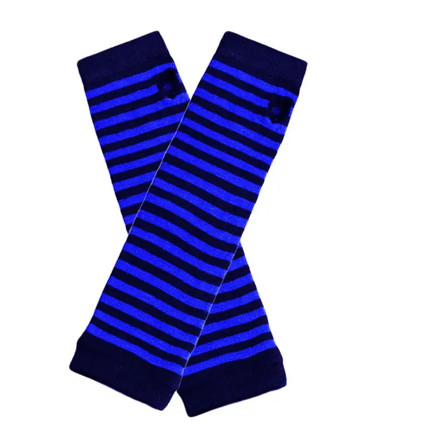 Anime Glove Cosplay Darkly Ninja Mitten Oversleeve Man Women Fashion Sun Block Keep Warm Cuff Blue Black