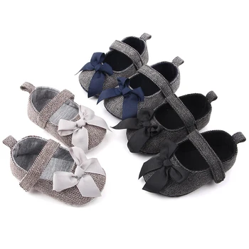 

Newborn Baby Cute Shoes Baby Girl Soft Shoes Soft Comfortable Bottom Non-slip Fashion Bow Shoes Crib Shoes