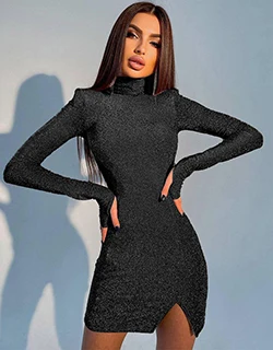 Hugcitar Long Sleeve Hooded Patchwork Skinny Maxi Dress 2021 Autumn Winter Women Fashion Streetwear Casual Outfits black dress for women