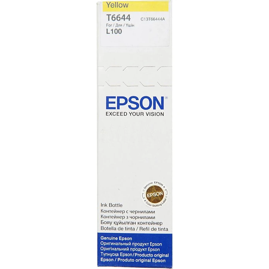 Картридж EPSON T6644, желтый
