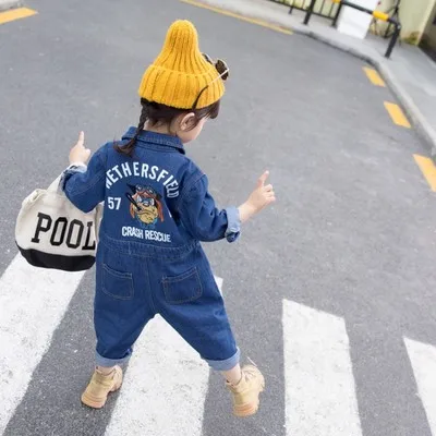 

Romper Overalls Jumpsuit Baby Girl Boys Denim Romper Long Sleeve Romper Jumpsuit Outfits Clothes Kids Outdoor Clothes