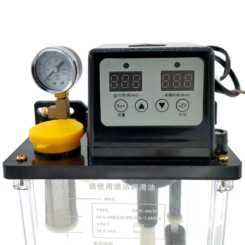 de lubrificação eletromagnética CNC, lubrificador, 2L, 1Pc