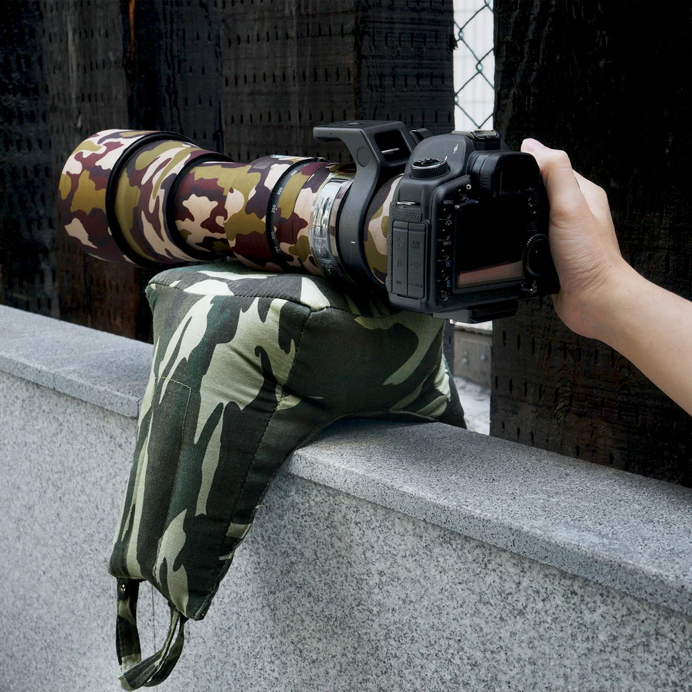 Selens Convenient Cool Camouflage Wildlife Bird Watching Camo Photography Bag Hunting Animal Photo Shooting Camera Bean Bags photography tripod bag