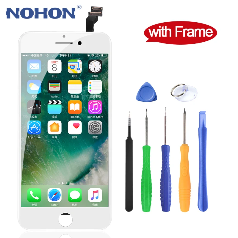 ЖК дисплей NOHON для iPhone 6 Plus экран с рамкой и 3D дигитайзером в сборе AAAA мобильный