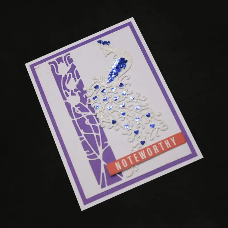 Павлин металлические режущие штампы трафарет для скрапбукинга &quotсделай сам&quot