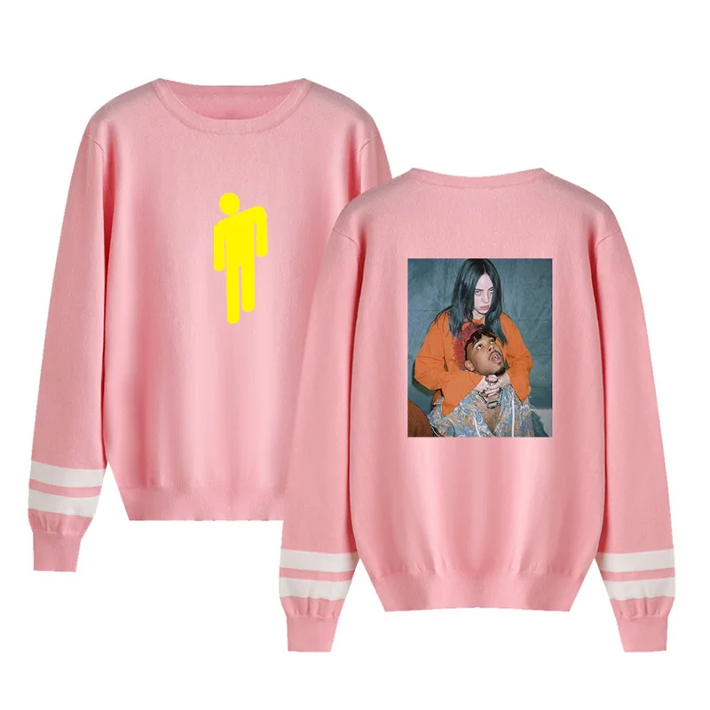 Kpop Billie Eilish свитер для женщин/мужчин Осень/Зима Женский вязаный кардиган размера плюс пальто Маленькая шаль вязаный хит-хоп одежда