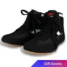 Взрослые дети Профессиональный Бокс Борьба борьба Тяжелая атлетика обувь унисекс мягкие, удобные для носки светильник обучение бокса сапоги для боя