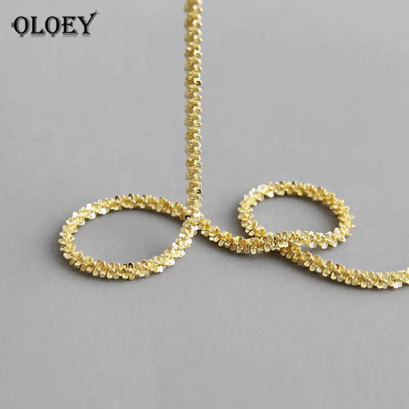 OLOEY,, цельное, 925 пробы, серебряное, колье, s, для женщин, INS, звездная капуста, цепочка в богемном стиле, ожерелье, прекрасные вечерние ювелирные изделия YMN175