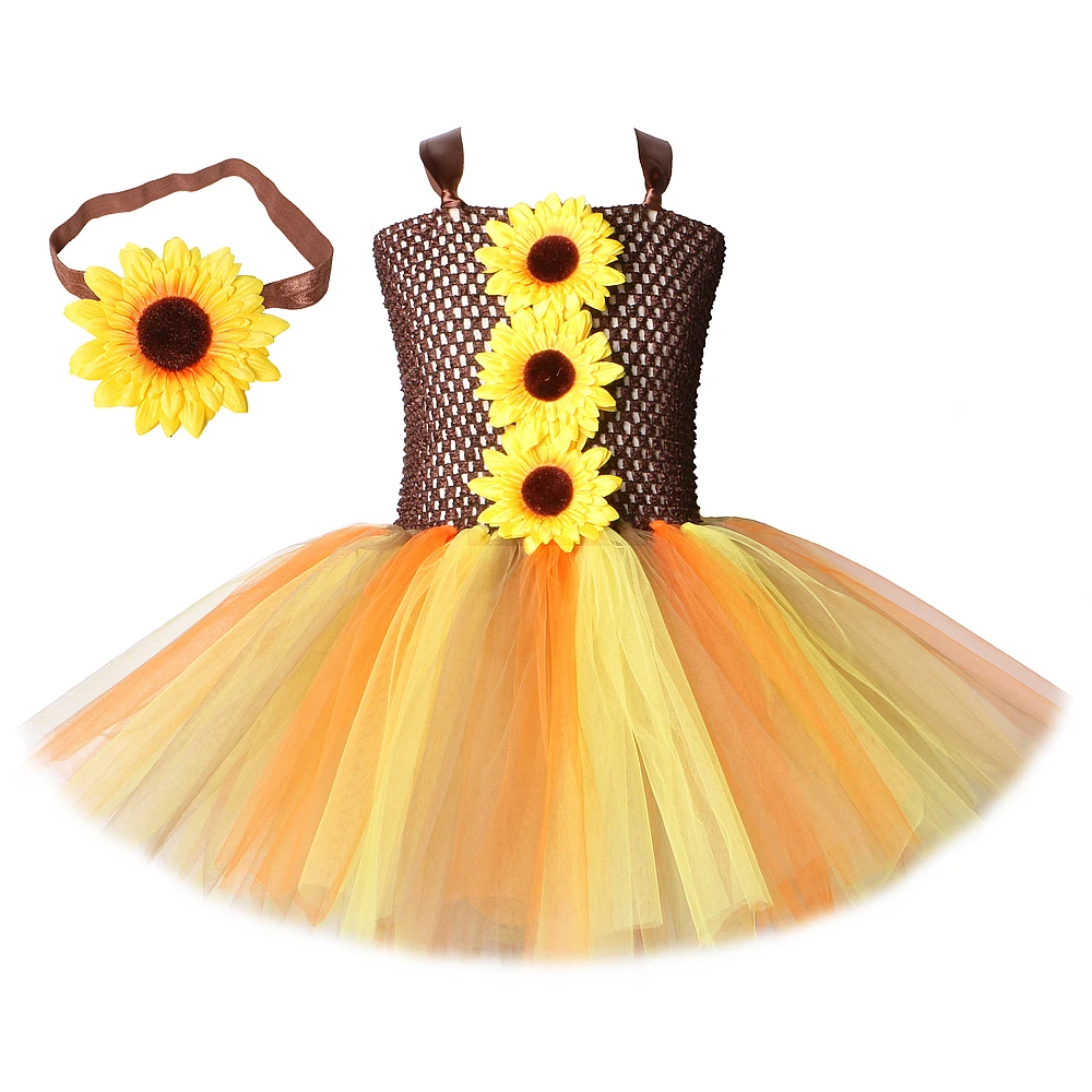 sunflower tutu dress