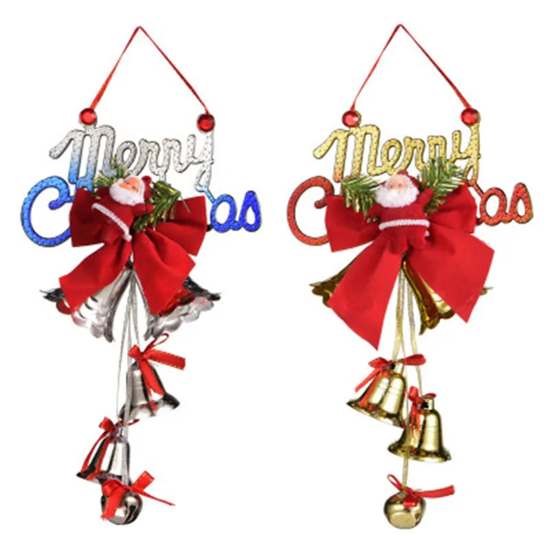 

Christmas Decorations Bell Cute Santa Claus Bells Christmas Tree Pendant Drop Ornament for Xmas Home Party