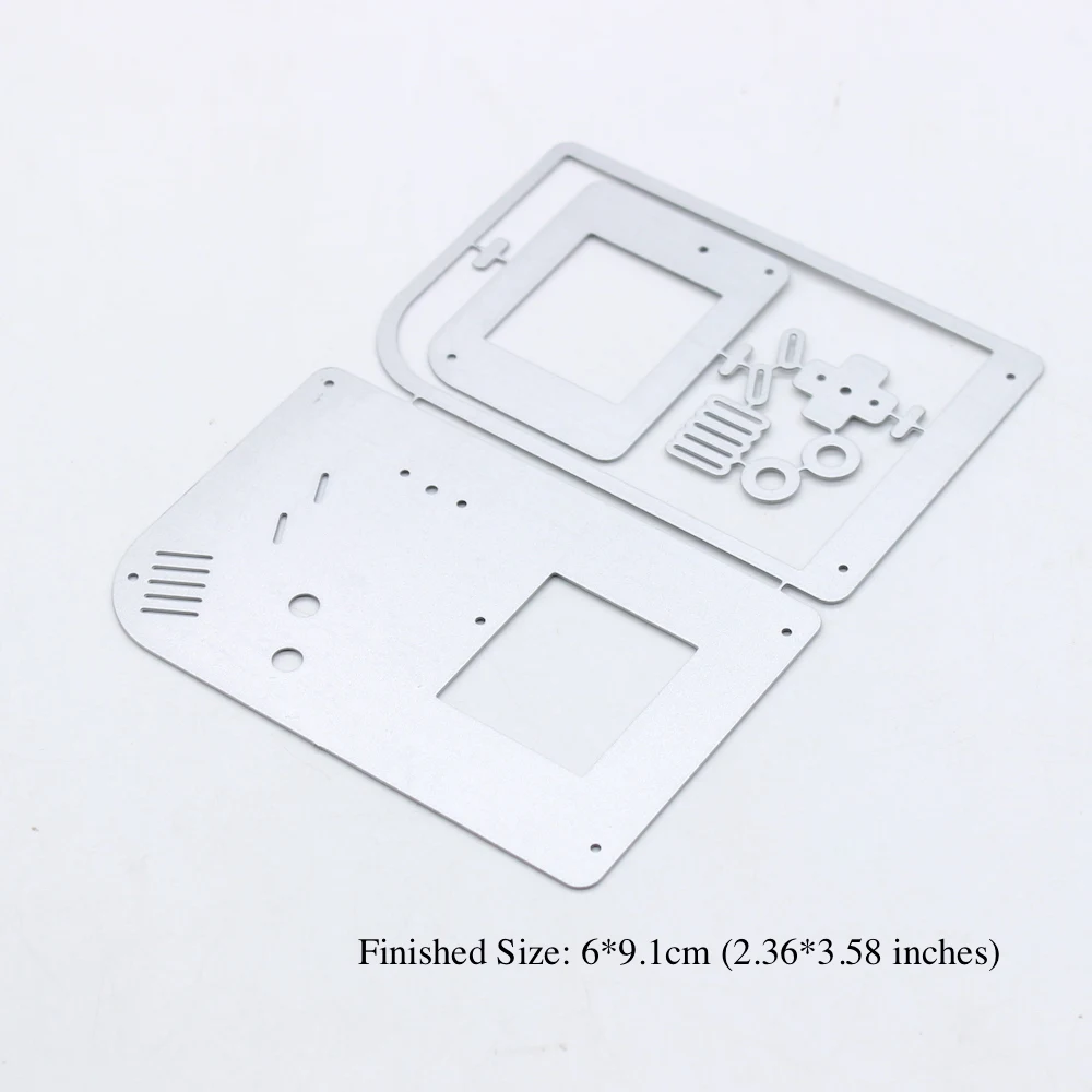 KSCRAFT 레트로 게임 보이 셰이커 금속 절단 다이 스텐실 DIY Scrapbooking 장식 엠보싱 DIY 종이 카드