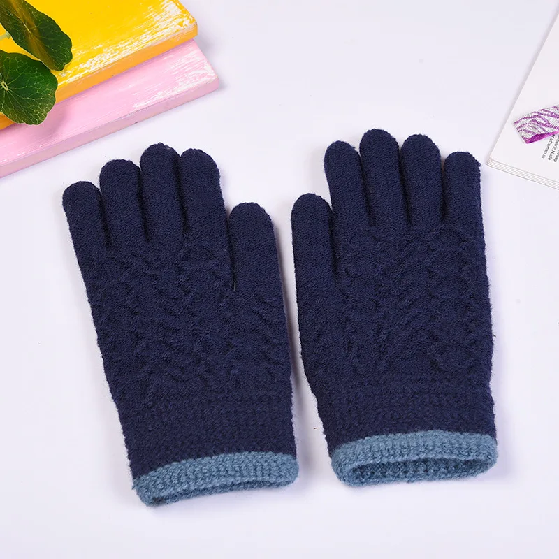 New Style Children Gloves Warm Jacquard CHILDREN'S Gloves Fashion Men And Women Children Gloves Manufacturers Wholesale