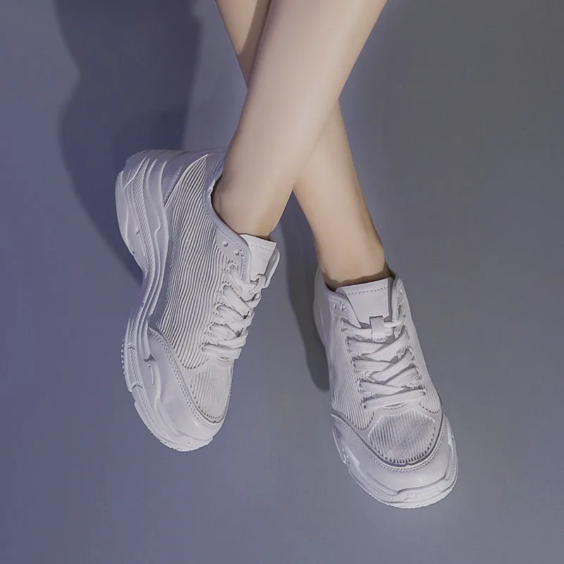 

2019 new Women Sneakers Spring Summer Air Mesh Breathable Pink Sneaker Student Casual Shoes For Female Lightweight Footwear