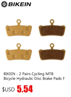 BIKEIN, 2 пары, металлический диск для горного велосипеда, тормозные колодки для Tektro IO, велосипедные гидравлические дисковые тормозные колодки, MTB велосипедные запчасти