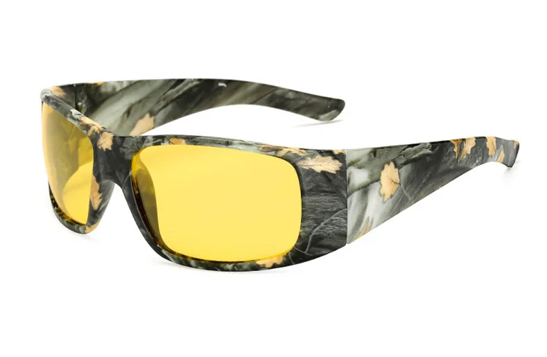 Поляризационные солнцезащитные очки Polaroid мужские солнцезащитные очки спортивные камуфляжные брендовые дизайнерские ретро солнцезащитные очки для мужчин и женщин - Цвет линз: night vision