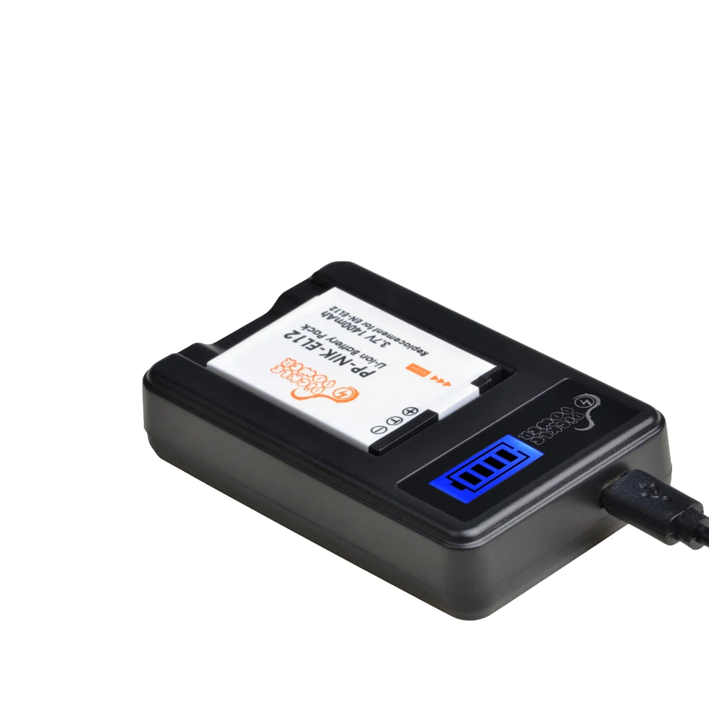 High-Capacity Rechargeable Battery with Charger