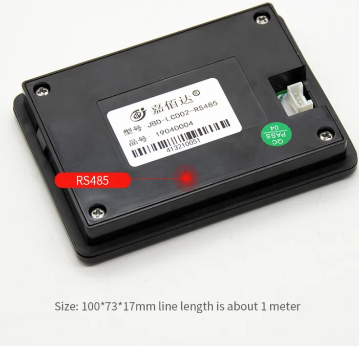 JBD LCD Display Touch Screen 3S-24S Lithium Battery BMS Smart LCD Display Touch Screen for Xiaoxiang APP with UART RS485 Ports
