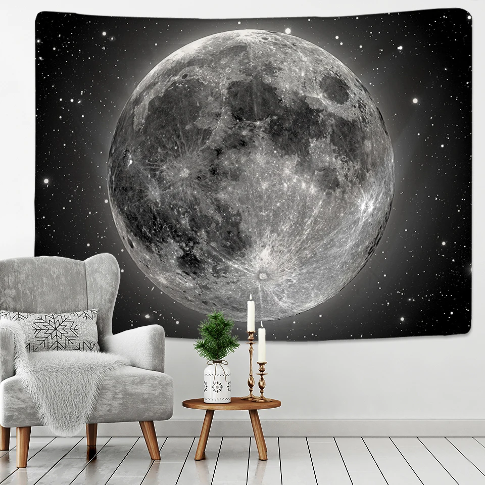 Starry Sky Hanging Tapestries Picnic Yoga Mat Blanket Home Wall Art Decor 