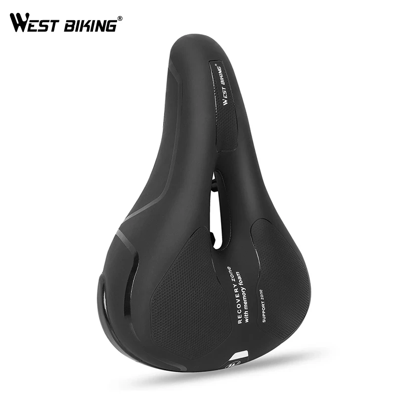 WEST BIKING амортизирующее седло для горного велосипеда губка с эффектом памяти