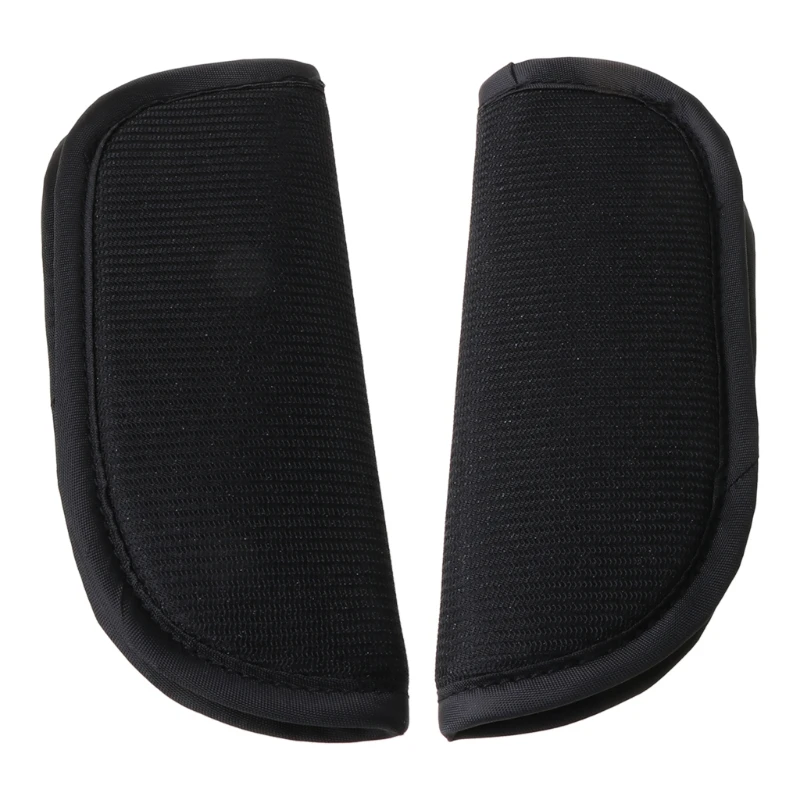 2 Pcs Universal Baby Stroller Belt Cushion Car Seat Strap Vehicle Shoulder Cover D7YD
