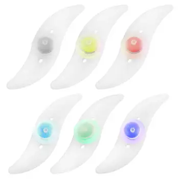 

6pcs Willow Shape LED Bicycle Spoke Lights MTB Lightweight and Delicate Reliability Durable Road Bike Wheel Lamps Accessories