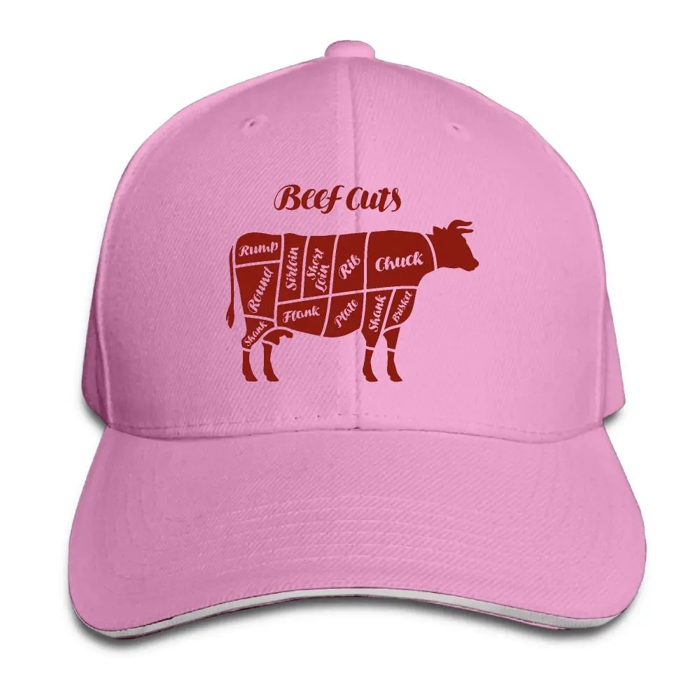 Унисекс ГОВЯЖЬЯ режет животных силуэт корова водителя грузовика крышка Регулируемая остроконечная сэндвич Крышка