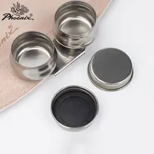Lubrificador com tampa, dobro do lubrificador com tampas, aço inoxidável