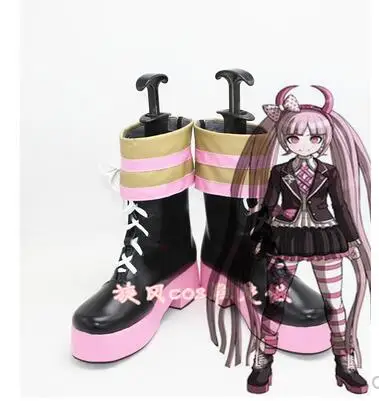 Dangan Ronpa Kotoko Utsugi/Обувь для костюмированной вечеринки; ботинки для взрослых; женские вечерние ботинки для костюмированной вечеринки на Хэллоуин; изготовление на заказ