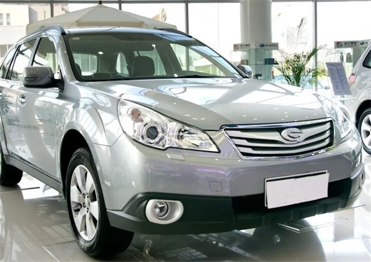 Left and Right Для Subaru Outback 2010 2011 2012 2013 фары прозрачный абажур лампы в виде ракушки маска фары крышка - Цвет: Left and Right
