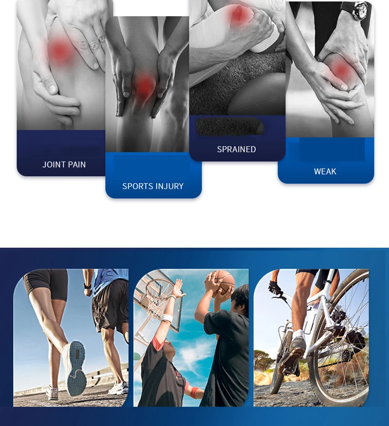 1 PCS Silicone Padded Knee Pads Supports Brace Basketball Fitness Meniscus Patella Protection Kneepads Sports Safety Knee Sleeve (34)