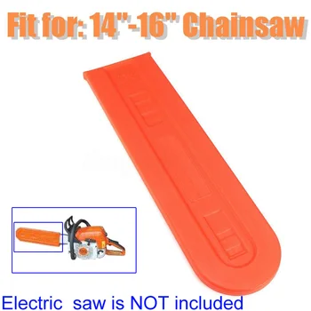 

Orange Safety Guide Bar Cover Scabbard 14-16 Fits Most Brands Of Chainsaws