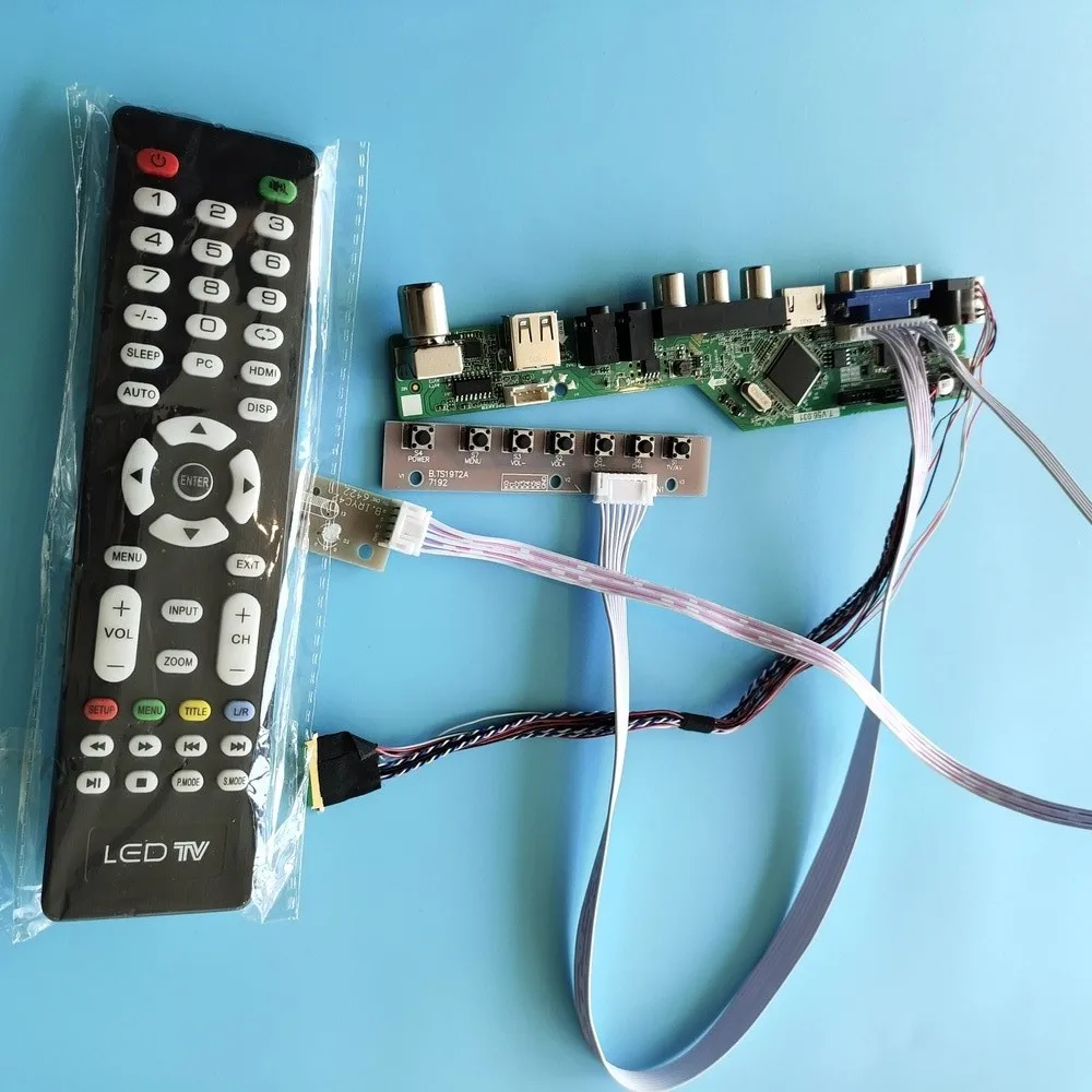 tela 1600x900 remoto vga lcd led tv av