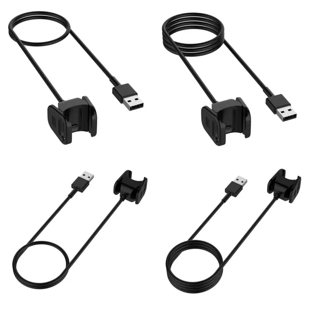 Usb зарядный кабель клипса для кабеля для Fitbit Charge 3 часы зарядное устройство кабель заменитель адаптера зарядное устройство смарт-часов линии аксессуары