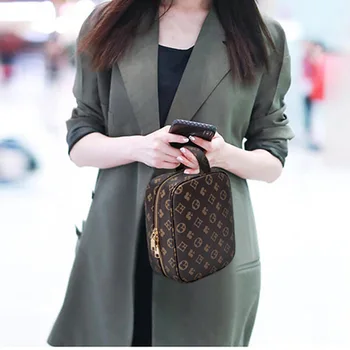 

Popular simple storage bag for business trip waterproof handbag women's bag cosmetic bag Wash Bag Cosmetic Bag portable