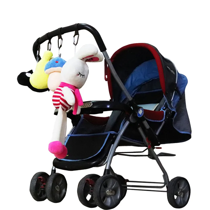 

Aluminium Baby Stroller Hooks High Quality Button Shopping Bag Hooks Perfect for strollers and shopping carts.