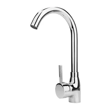 

Modern Chrome Kitchen Water Faucet Tap Single Handle Deck-Mounted Mixer Tap Sink bathroom sink faucet